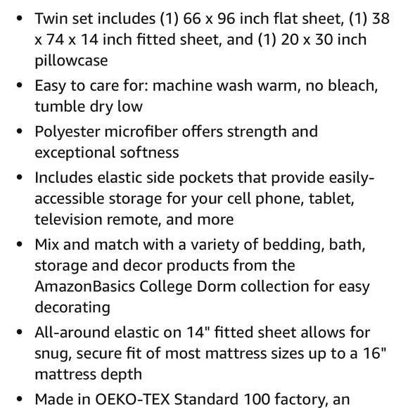 Microfibre sheet set twin size blue floral print BNIB - Picture 5 of 5